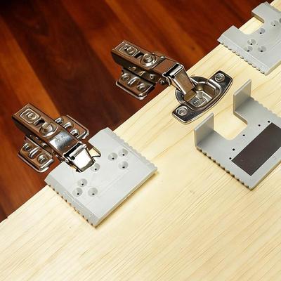 Magnetic Hinge Quick Installation Positioning Piece Cabinet Door Installation Point Fixed Plate Woodworking Panel Hinge Tool