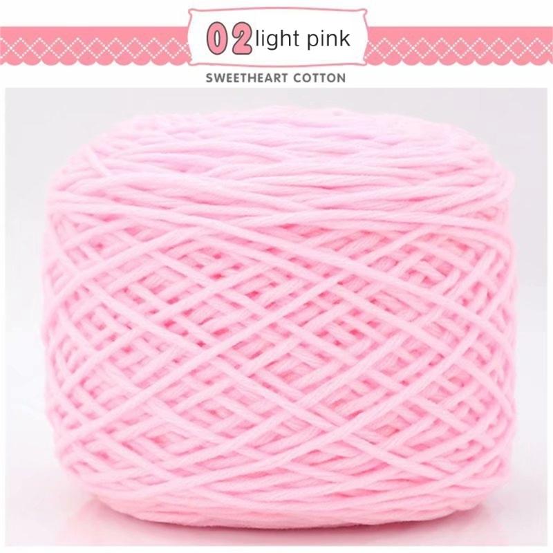 200M Solid Tufting Yarn 8 Strands Yarn For Rug Cotton Yarn For Tufting Guns Multi Color Cotton Knitting Yarn