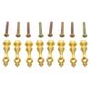 8pcs Sturdy Metal Spindles Portable Accessory for Furniture and Glass Railing Post Connectors With Screws Designs