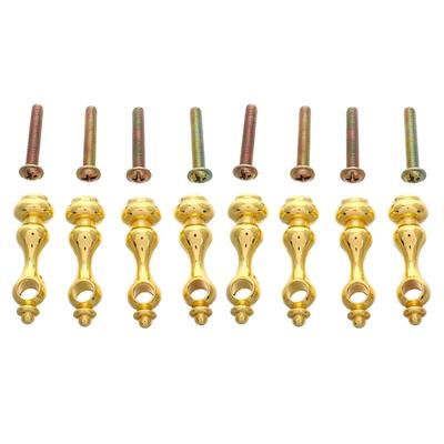 8pcs Sturdy Metal Spindles Furniture Connectors and Glass Railing Post Bolts Convenient Accessory for Cabinet  Use
