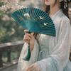 Vintage Carved Hollowed-Out Fan Traditional Handheld Fan Bamboo Folding Fan  Cultural Event