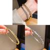 Heart Shape Copper Bracelet With Zircon Accents Stylish Gift For Her