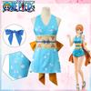 One Piece Cosplay Costume One Piece Red Movie Version Nami Pajamas Cosplay Outfit Jacket
