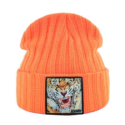 Berretti Skullies Donna Autunno Inverno Streetwear Berretti in maglia Cappello da uomo Bonnet Gorras in tinta unita lavorato a maglia con cappuccio con toppa ricamata