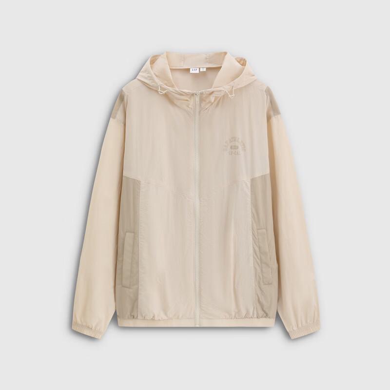 GAP Unisex 2026 Spring Water-Repellent Sun Protection Hooded Jacket 854132