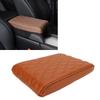 Center Console Armrest Cover Pad   PU Leather Waterproof Elastic Strap for SUV Truck Car