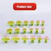 18Pcs Green Dent Pull Tabs Car Body Restoration Tool Suitable For Various Vehicle Parts Dent Size Professional Home Use