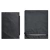 Outdoor Waterproof Folding Chaise Lounge Chair Cover Anti rust(210D outer black&inner silver)