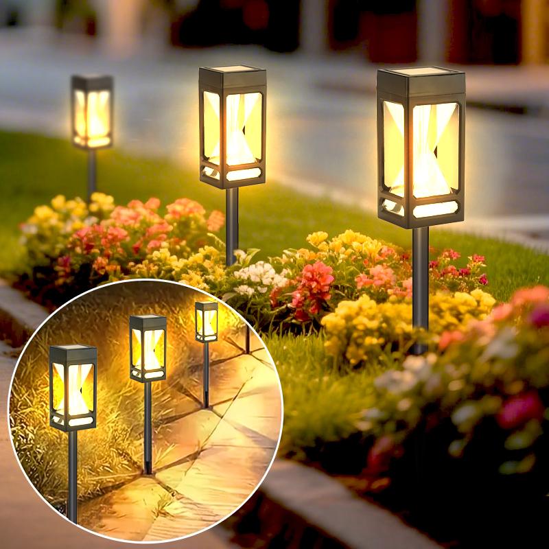 Solar Retro Simulation Hourglass Night Lights Home Office Courtyard Street Decoration Unique Gift Camping Site Atmosphere Lights