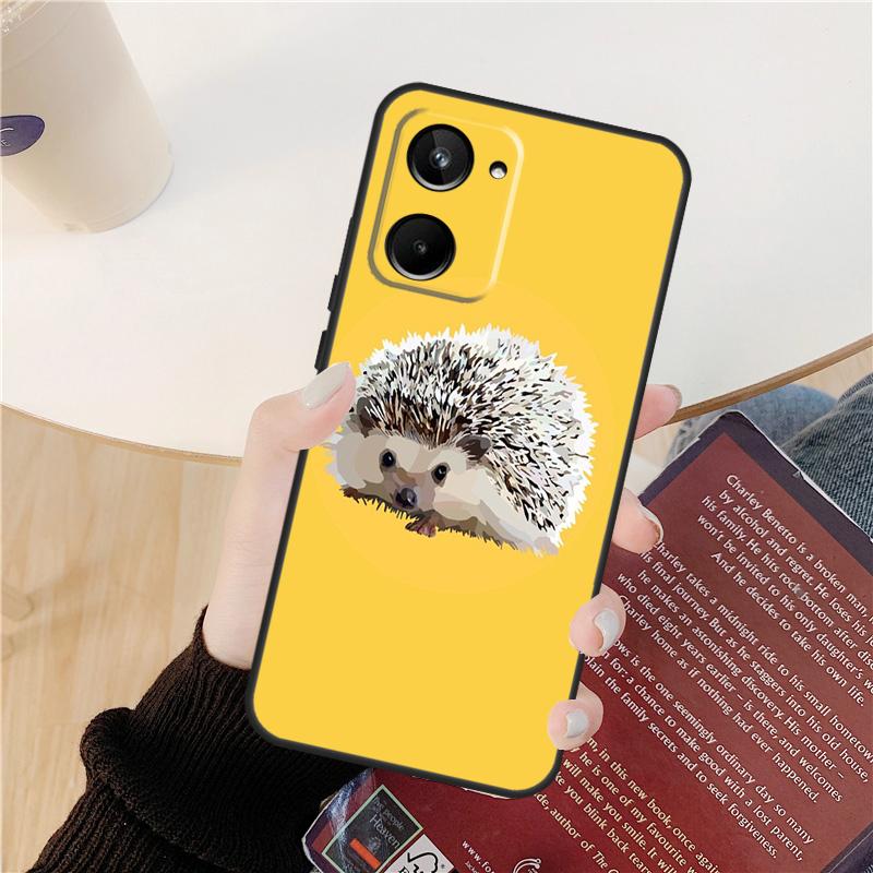 Tier Igel Hülle Für Realme C61 C67 C53 C55 C75 C51 C21Y C25S GT 6 6T 5 GT7 Pro 10 11 12 13 14 Pro Plus