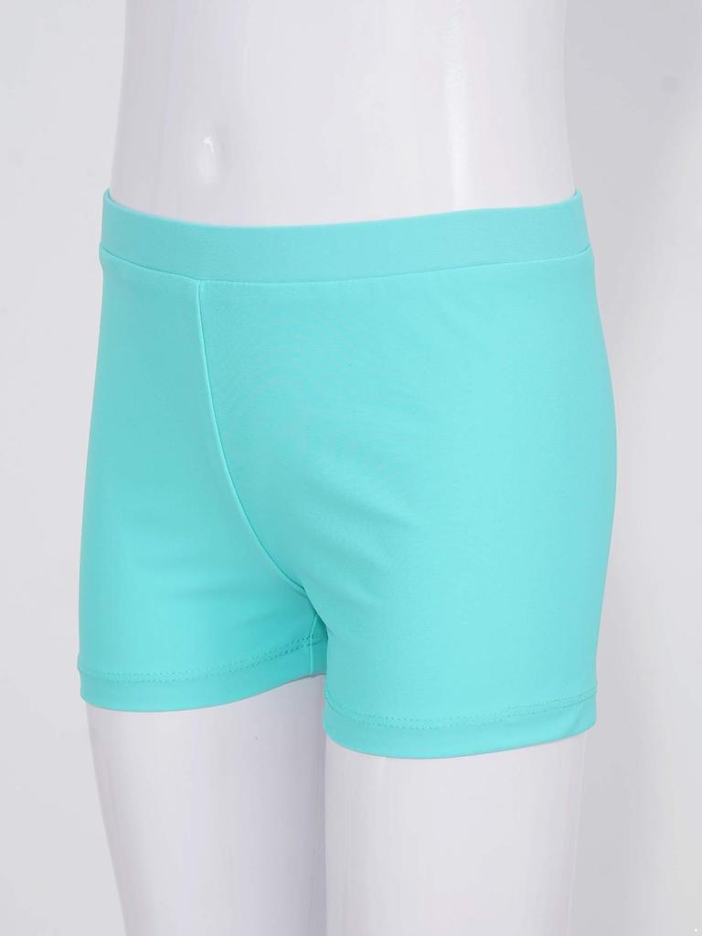 Girls Elastic Waist Swimming Shorts Beach Pool Bathing Suit Bottom Swimwear Holiday Water Fun