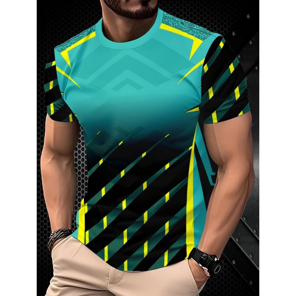 Summer men s minimalist sports T-shirt with short sleeves 2XS