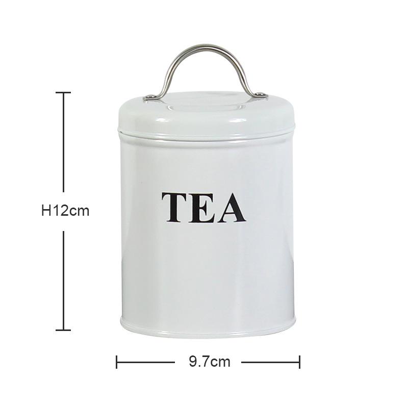 American Country Style Metal Candy Coffee Tea Storage Jar