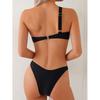 Sexy Bikiny s jedním ramenem a odhalenými zády, dvoudílný set pro ženy, plavky se spodním dílem, plážové bikiny, nové letní plavky, set bikin