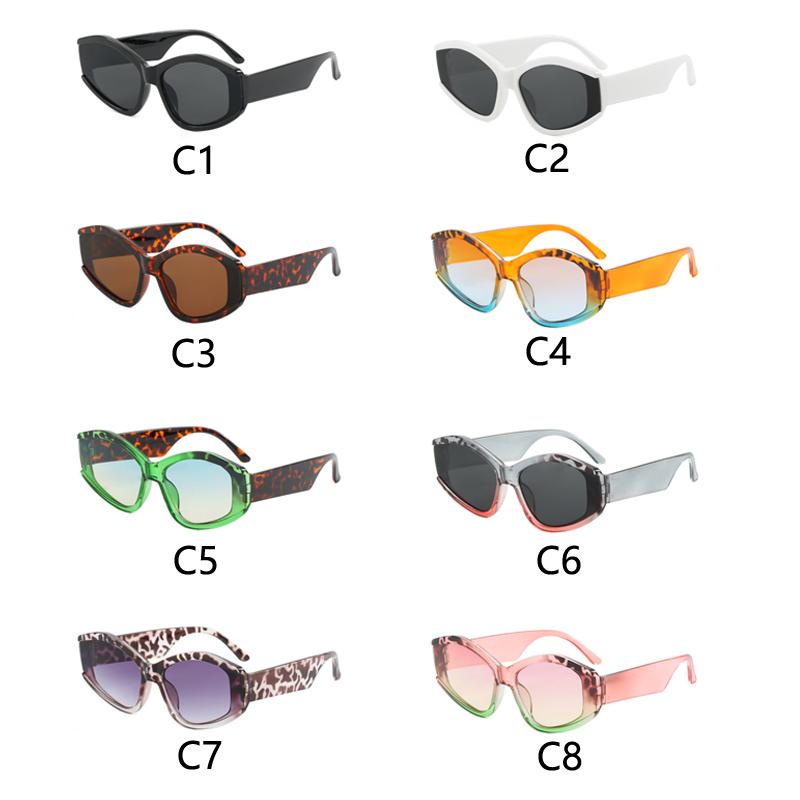 2PACK New Fashion Cat Eye Sunglasses Women Multi-Color Gradient Vintage Shades Luxury Brand Designer Fashion Sun Glasses UV400