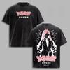 Anime Chainsaw Man Power Grafik T-Shirt Herrenbekleidung Kleidung Freizeit Baumwoll-T-Shirt Vintage Washed T-Shirt