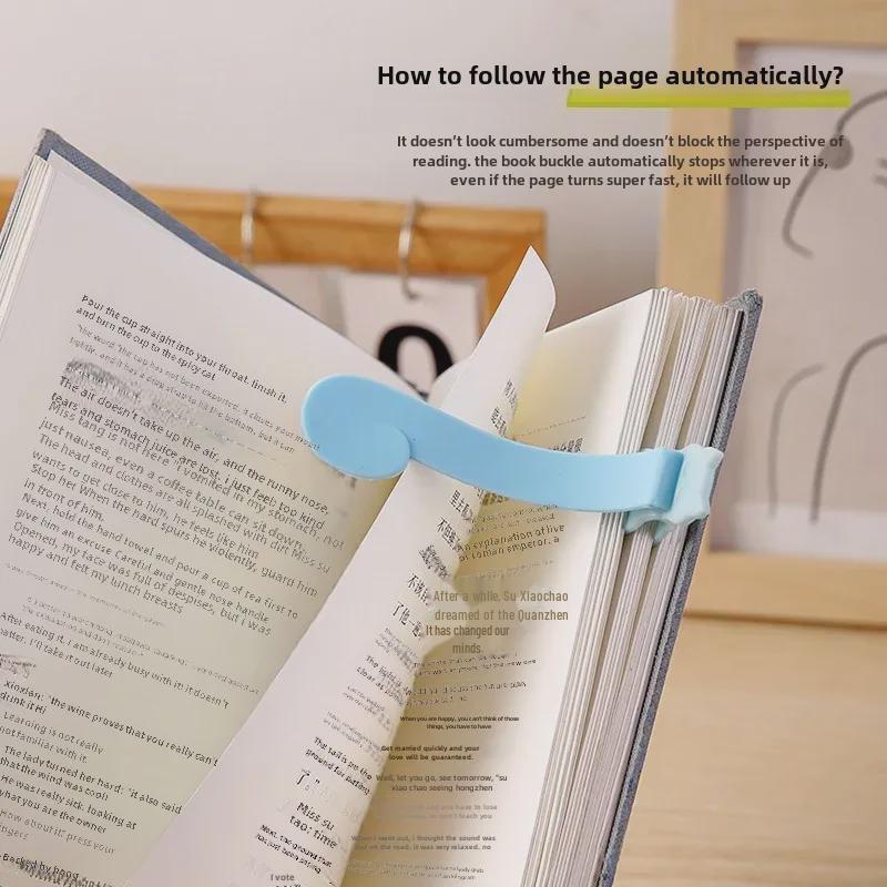 Home Use Multi-Functional Silicone Bookmark: Non-Deformable, Simple, Practical, Ideal for Students