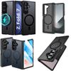 New Arrival Frosted Slim Magnetic Hinge Built-in Magnetic Phone Back Cover for Galaxy Z Fold 7 5G 6 8 Wide with Magnet Charge
