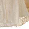 LOUIS VUITTON French silk blend Mimole length Pleated skirt 34 Ivory Women Used