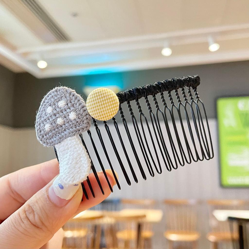 Mode Kinder Haarnadel Kleine Mädchen Pony Gebrochenes Haar Haarnadeln Mädchen Candy Farbe Süße Nette Einsatz Kamm Frauen Haar Zubehör