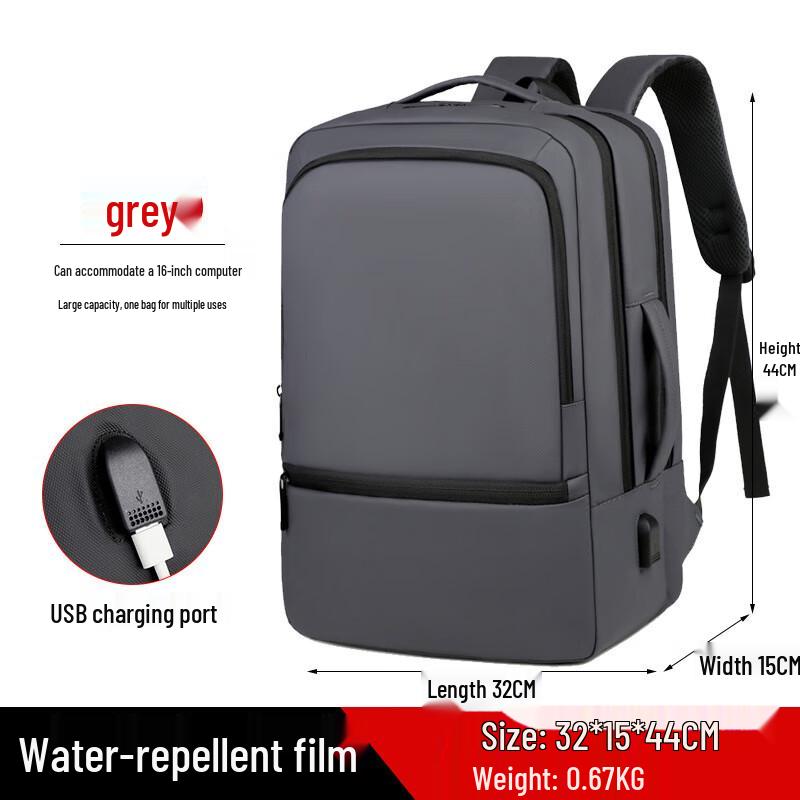 Универсальный мужской рюкзак Zhili 32x15x44cm (Fits 16-inch Laptop)