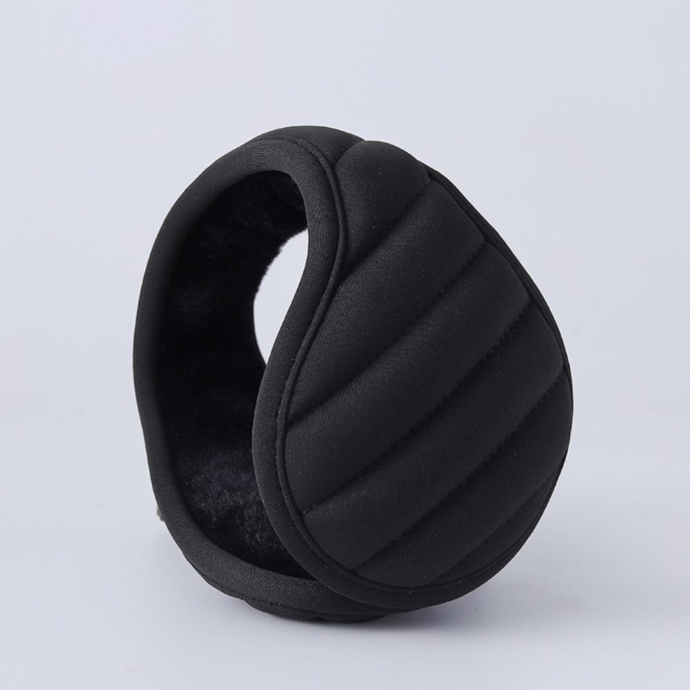 Thick Plush Lined Winter Earmuffs Soft Windproof Ear Covers Portable Plush Earmuffs  Outdoor Use