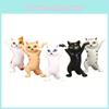Adorable Cats Pen Holder Doll Ornament With Durable Plastic Earphone Support Stand For Airpods