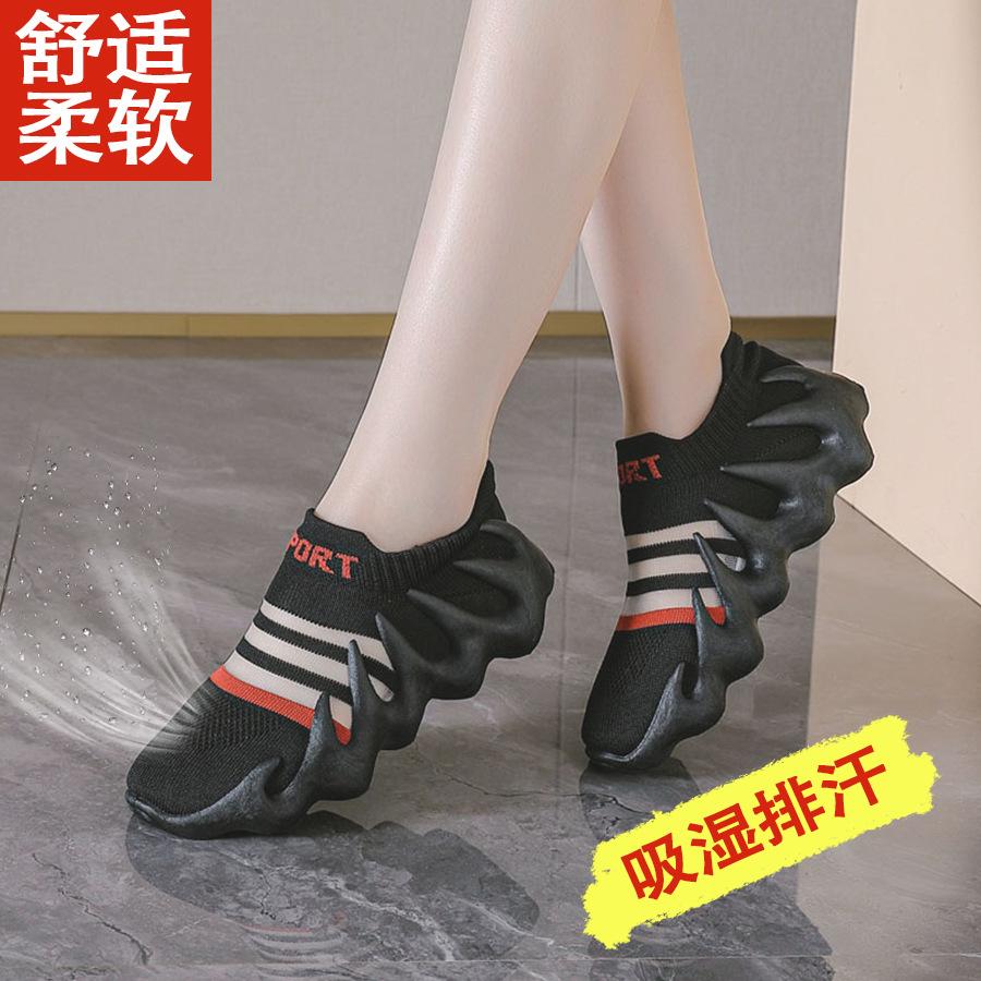 

2025 spring and summer new octopus shoes women s versatile mesh breathable lightweight shock absorption casual sports running coconut shoes 35