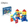 Colorful Blocks Toy Set Ice And Snow Castle Space Amusement Park Gift Puzzle