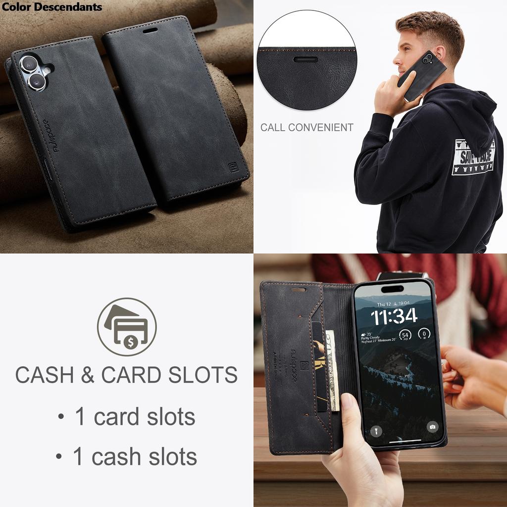 Lederhülle für Samsung Galaxy S9 S10 Plus S20 FE S21 S22 S23 S24 S25 Ultra Luxuriöse Magnetische Klapphülle Handy Ständer Tasche