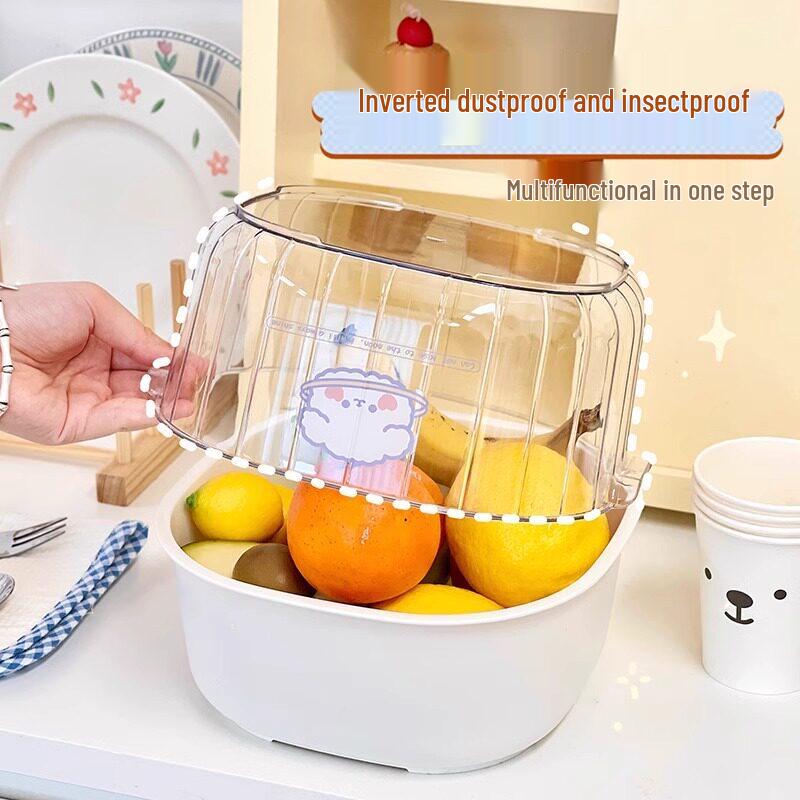Qiwei Dual-Layer Vegetable & Fruit Draining Basket
