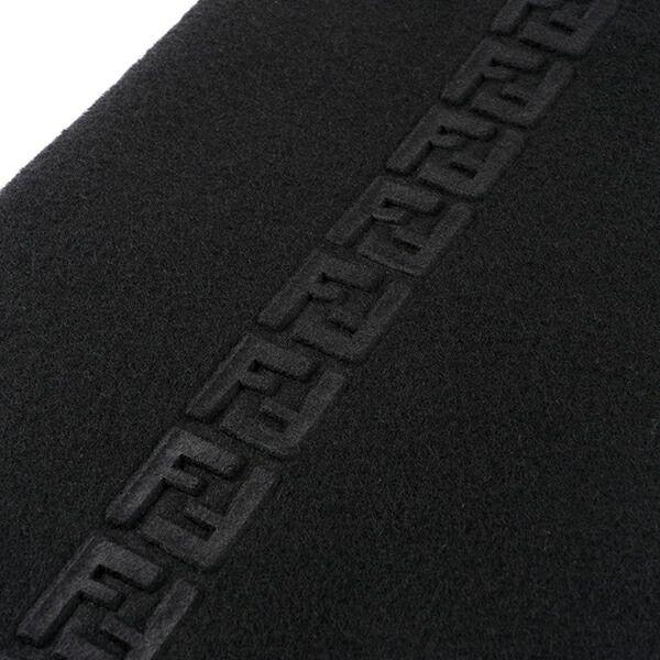 Used New Fendi Scarf FF Logo Nero
