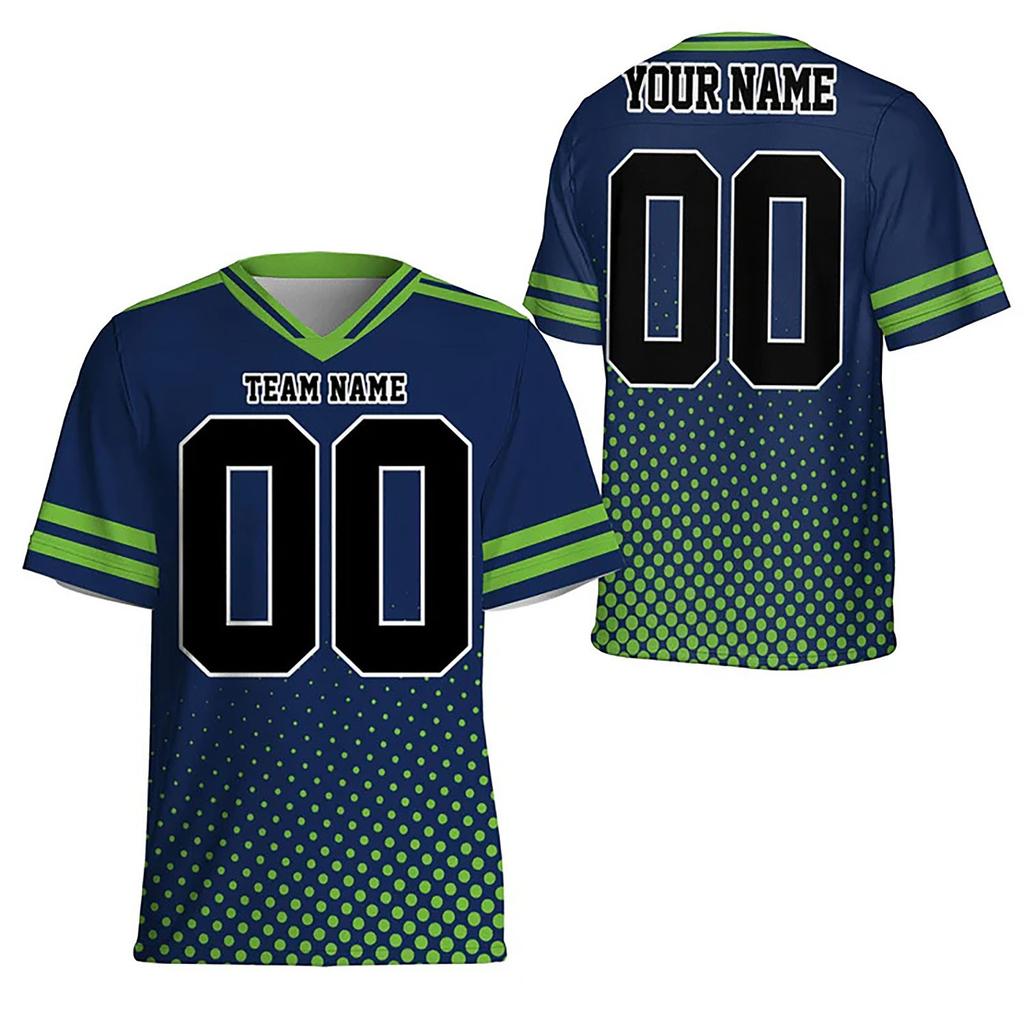 Customized Football Jerseys For Men, Women, Youth And Children, Personalized Team Name And Number For Adults And Children