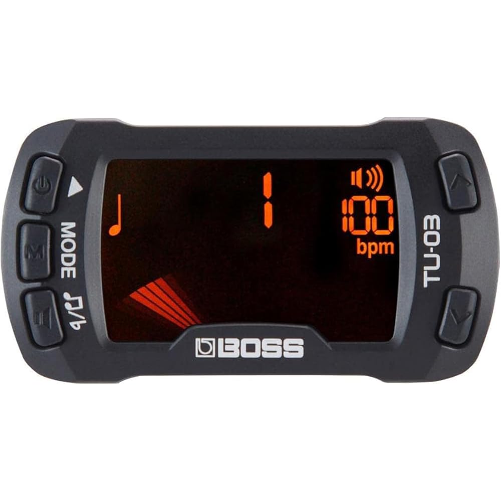 BOSS Boss Clip Tuner/Metronome TU-03 Compatible with Guitar/Bass/Ukulele/Violin Advanced Metronom...