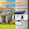 Solar Outdoor Lamp Outdoor Three Modes Motion Sensor LED Wall Light Street Light Waterproof Energy-saving Lamp Illumination Tool