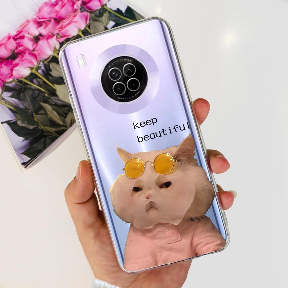For Huawei Y9a Case Cover For Huawei FRL-22 FRL-23 FRL-L22 FRL-L23 Nova Y9a Phone Case Soft Silicone Clear Protection Funda Capa