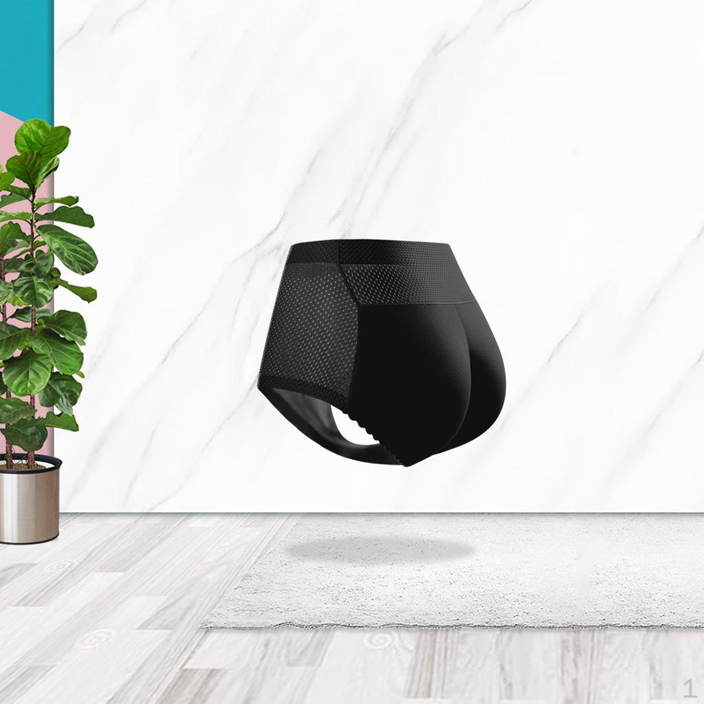 

Panties Buttocks Shaper Fake Padding Underwear Black XL