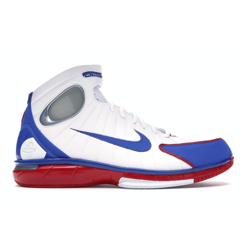Nike Air Zoom Huarache 2K4 All-Star 2016 Men Sneakers White Game-Royal-Sport-Red-Metallic-Silver 308475-100