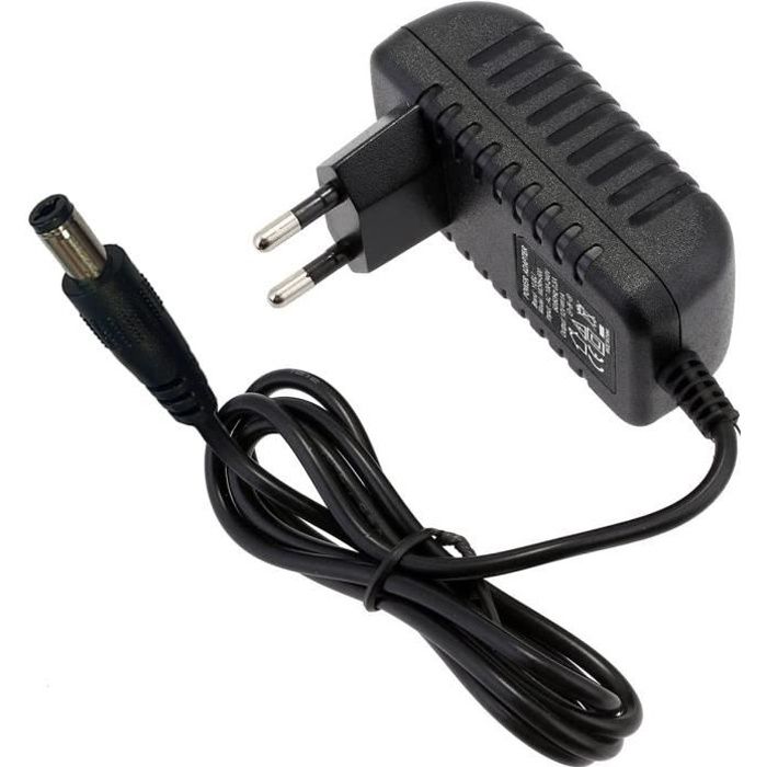 Leyf Alimentation Universelle 12V DC 1A , AC 100-240V 50/60Hz, Adaptateur, Alimentation Enfichable / Longueur De Câble 100cm