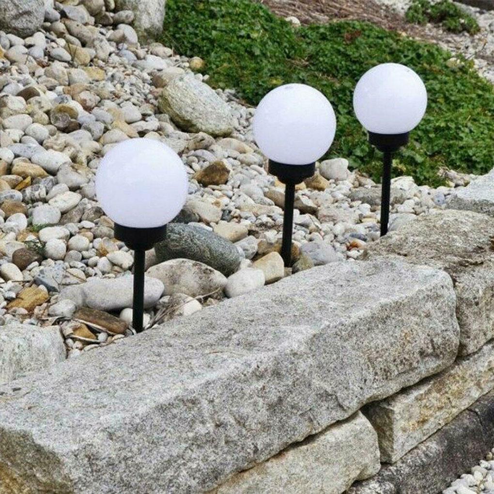 Outdoor Ground Lamp Solar Powered Garden Patio Landscape Waterproof Ball