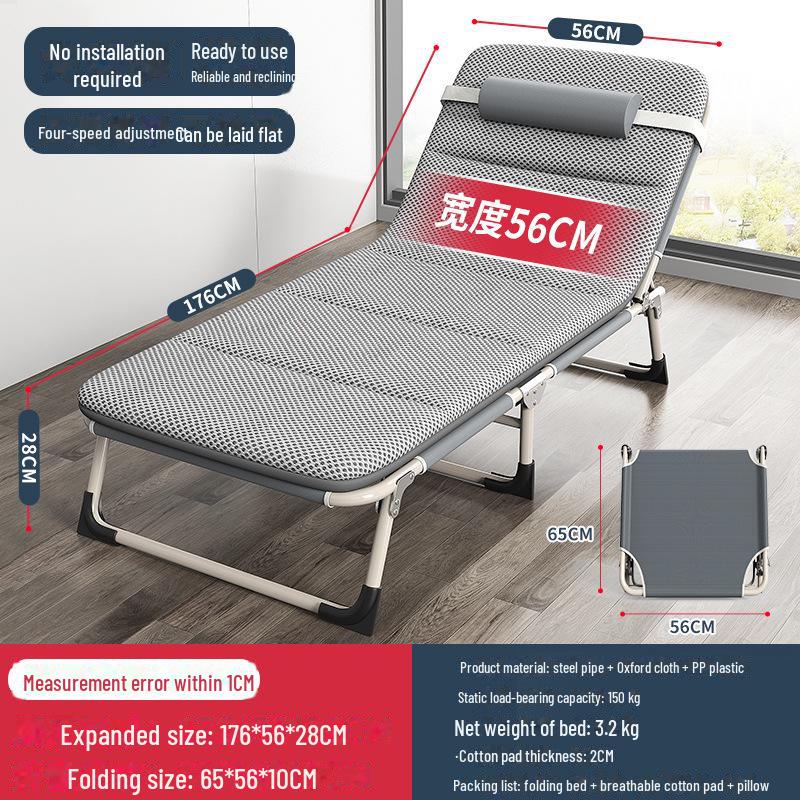 Folding Multifunctional Recliner Bed: Perfect for Home, Office, Outdoor Naps, and Camping.