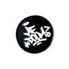 Customized Black Alloy Brooch Round Backpack Badge Ornament