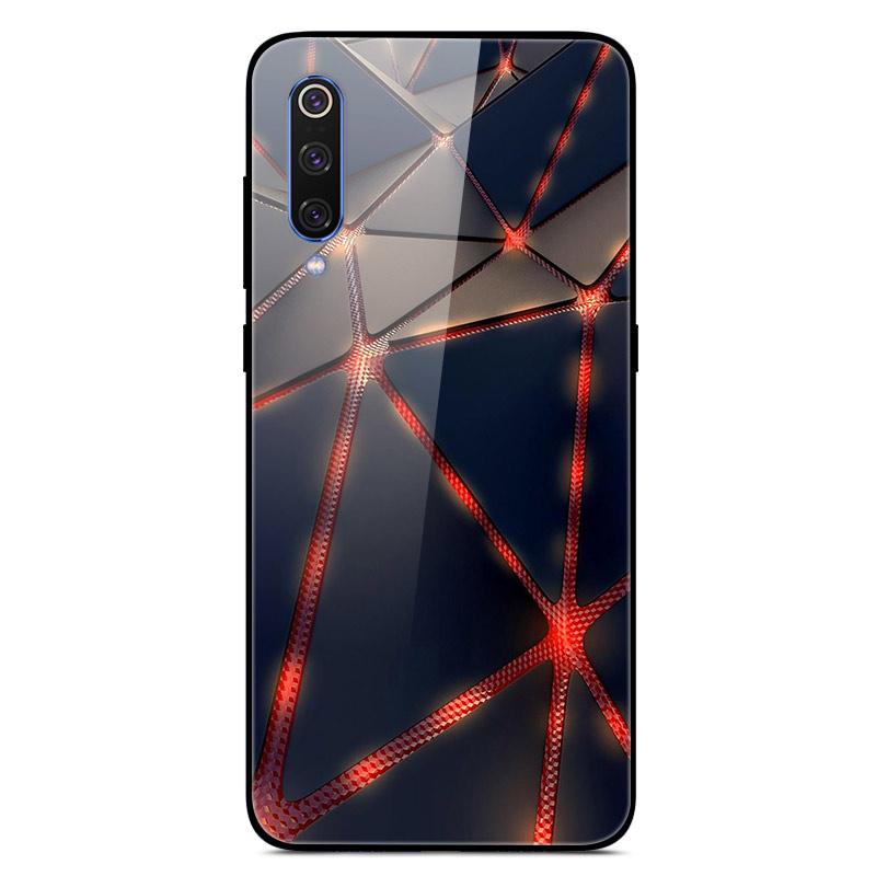For Xiaomi Mi 9 Mi9 SE Tempered Glass Case Hard Cover Phone Case For Xiaomi Mi 9 SE Mi9 T 9T Pro Cases Redmi Note 9S 9 S Cover