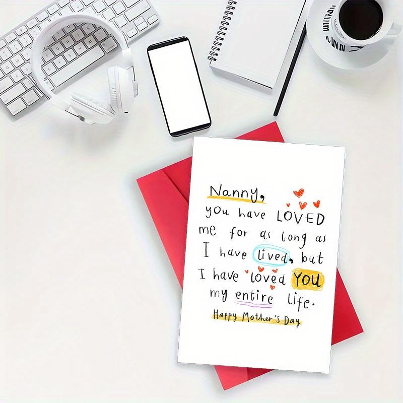 A Mother's Day card full of love