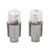 2PCS Car Wheel Tire Tyre Air Valve Stem LED Light Covers Auto Accessories