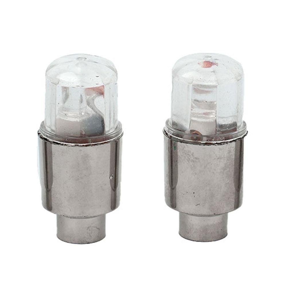 2PCS Car Wheel Tire Tyre Air Valve Stem LED Light Covers Auto Accessories