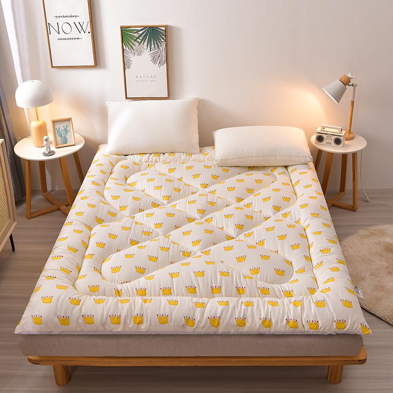 2025 Baumwoll-Matratzenauflage: Weiche, dicke, gesteppte Matratzenauflage für Einzelbetten - Ideal für Studentenwohnheime und Zuhause