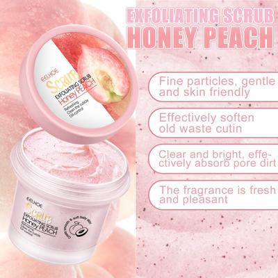 Honey Peach Body Scrub voor diepe reiniging en exfoliatie