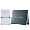 Custom Logo School A4 Blank PU Leather Diploma Cover with Gold/Silver Printing Certificate Diploma Certificate Cover Folder