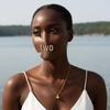 European Water Drop Pendant Necklace - Stainless Steel Clavicle Chain, Fade-Resistant Design